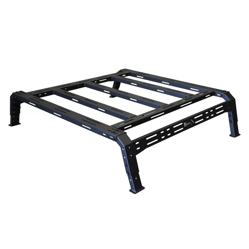 RACK DE CARGA HA2 AJUSTABLE IMPORTADO PARA NISSAN FRONTIER - NP-300 / FORD RANGER / TOYOTA HILUX / MITSUBISHI L-200 (A MITAD DE MEDALLÓN)