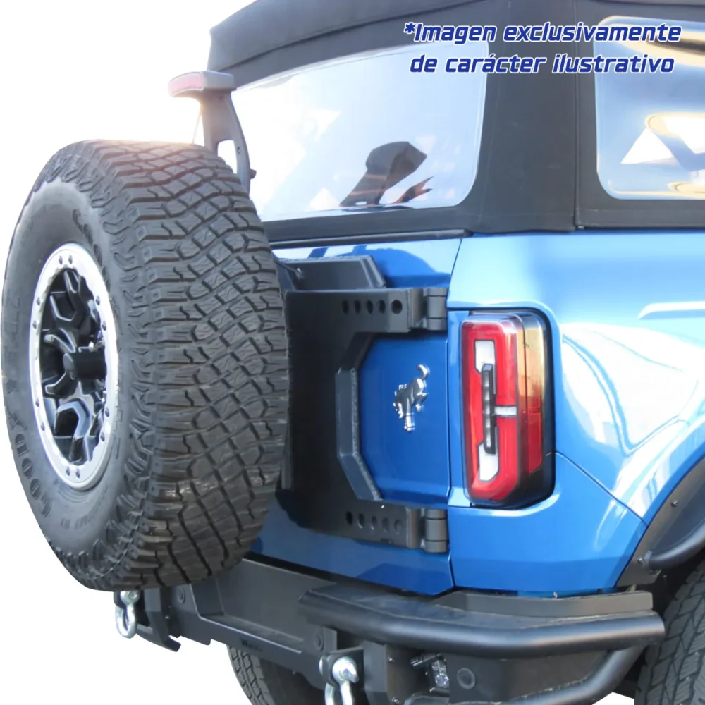 PORTA LLANTAS BRONX IMPORTADO PARA FORD BRONCO (LLANTAS DE HASTA 40")